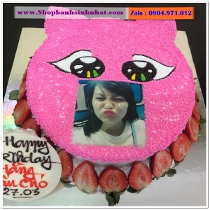 Bánh Sinh Nhật In Hình Ảnh - H302